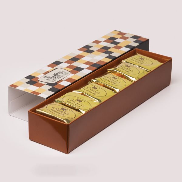 Réglette de 6 marrons