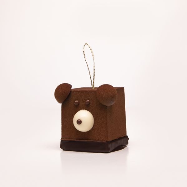 Boule de Noël Nounours au chocolat