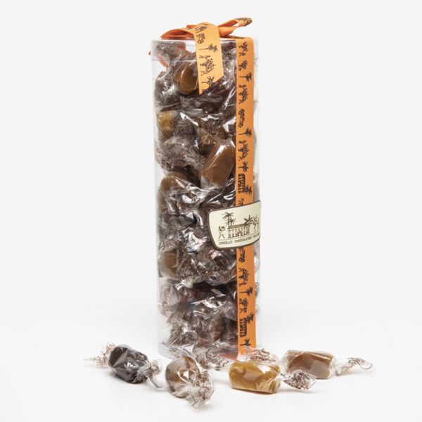Tube d'assortiment de caramels 300g
