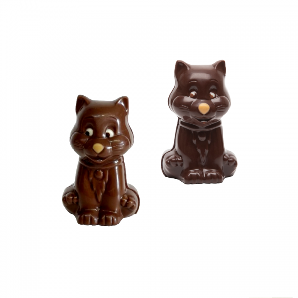 Chat en chocolat