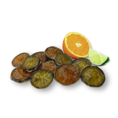 Vrac de tranches de fruits confits