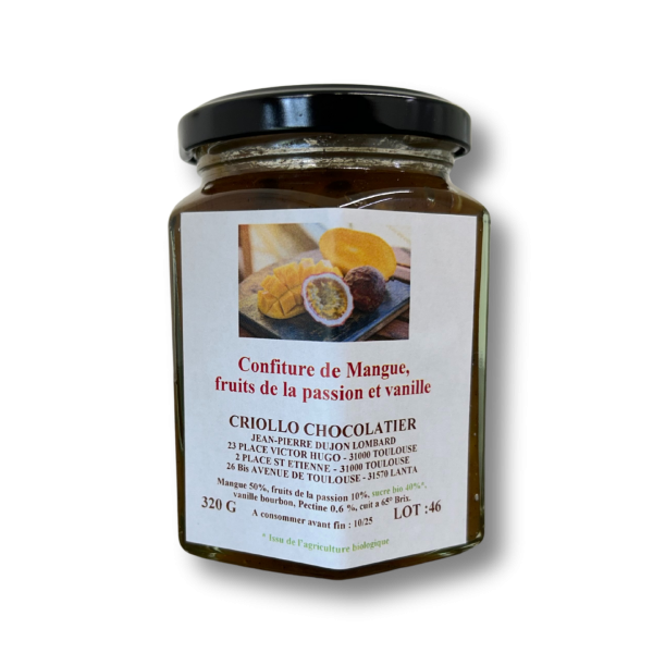 Confiture Mangue et Fruit de la Passion