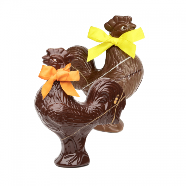 Coq en chocolat
