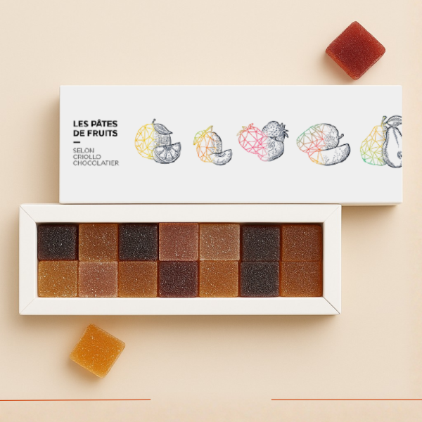 Étui de 14 pâtes de fruits