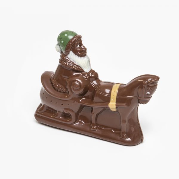 Père Noël Traineau en chocolat