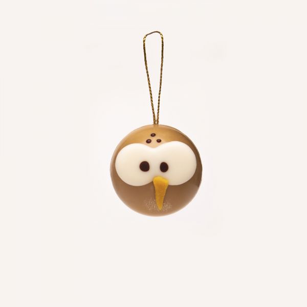 Boule de Noël Piou-Piou Chocolat Blond (taille 2)