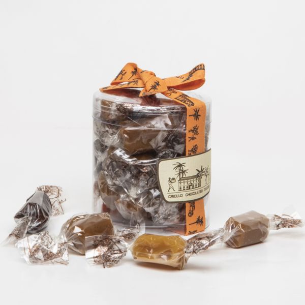 Tube d'assortiment de caramels 150g