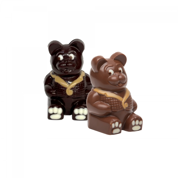 Ours Teddy en chocolat (petit modèle)