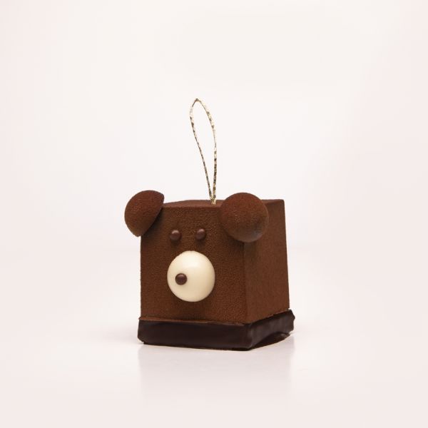 Boule de Noël Nounours au chocolat