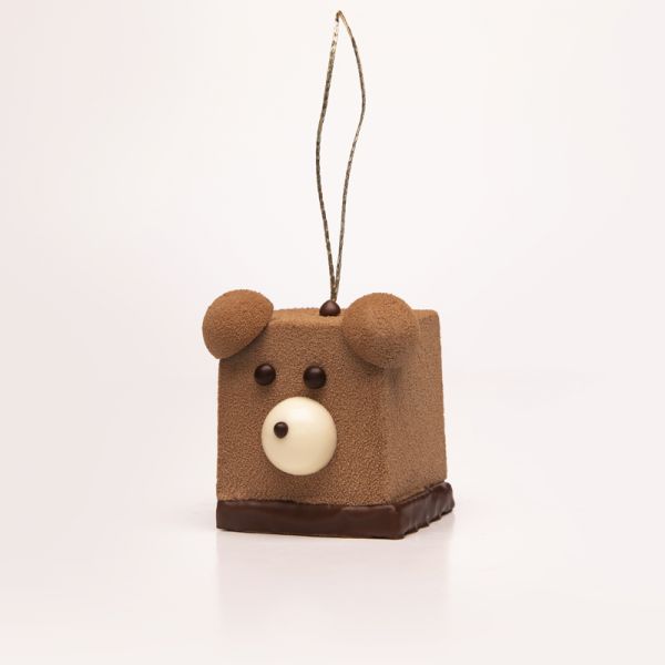 Boule de Noël Nounours au chocolat