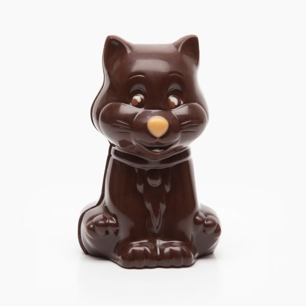 Chat en chocolat