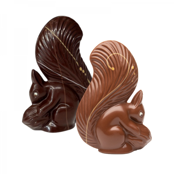 Écureuil en chocolat